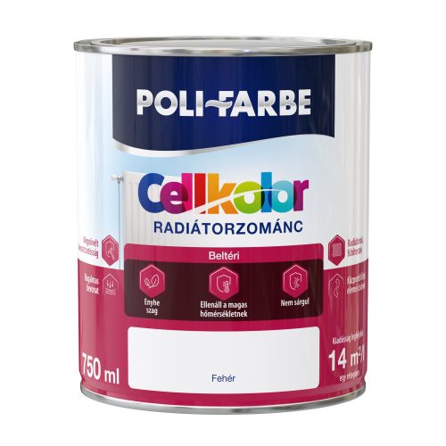 Cellkolor radiátorzománc 0,75L Fehér