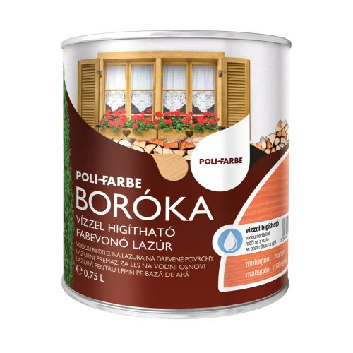 BORÓKA Lazúr Mahagóni 0,75l