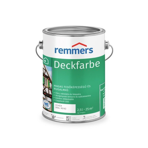 Deckfarbe  2,5 L Fehér Ral9016