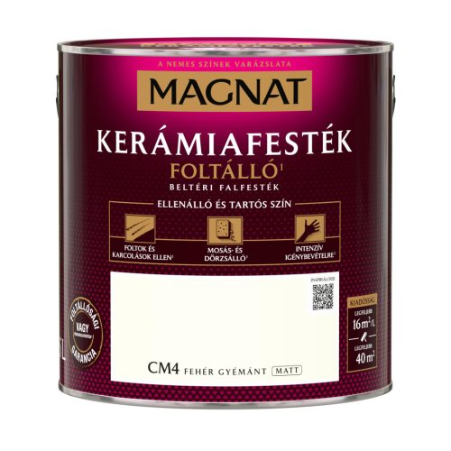 Magnat Kerámiafesték 2,5L Fehér gyémánt