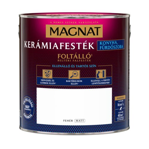 Magnat Kerámiafesték Konyha&Fürdő 2,5L Fehér